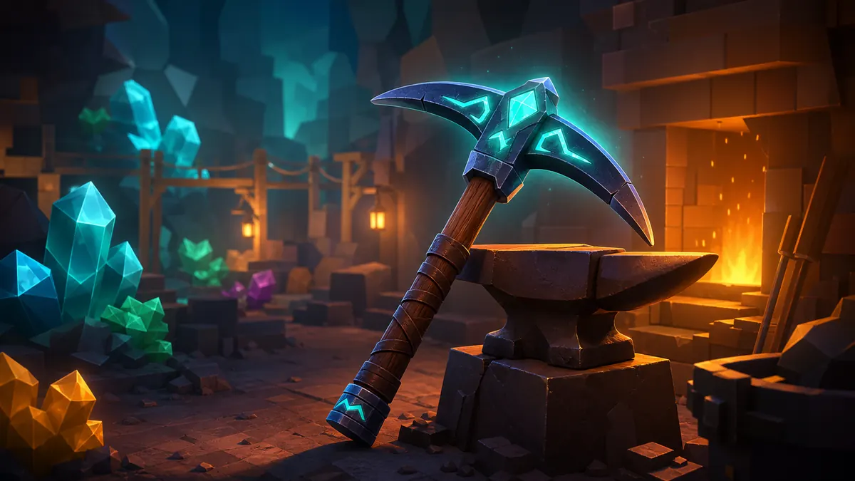 The Forge 곡괭이 가이드: Arcane Pickaxe 위치, 업그레이드와 채굴 루트