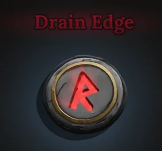 Drain Edge weapon rune icon from The Forge community wiki